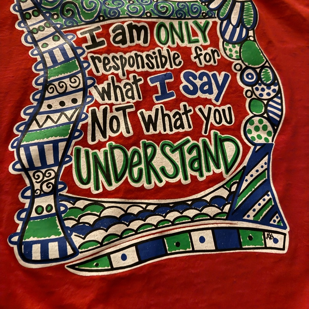 Graphic Red Short Sleeve Tee